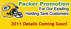 Win Green Bay Packer Tickets from Kuettels Septic Service of the Fox Valley in Wisconsin