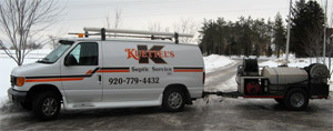 Water Jetting Service from Kuettels Septic Service Fox Valley Wisconsin